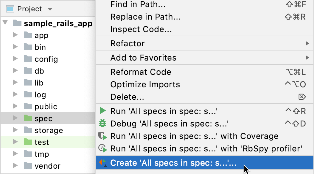 Create a test run configuration Create a test run configuration