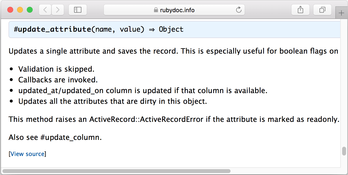 External documentation in browser External documentation in browser