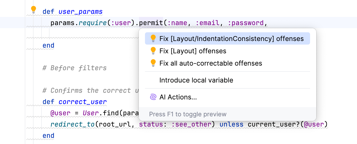 Fix RuboCop offense Fix RuboCop offense