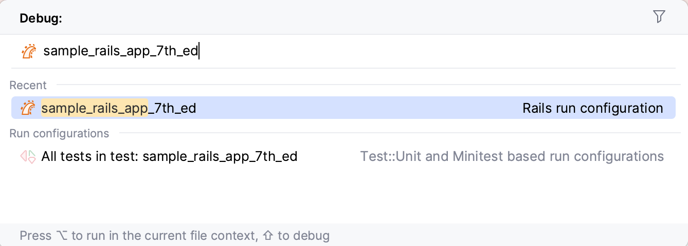 Start debugging Start debugging
