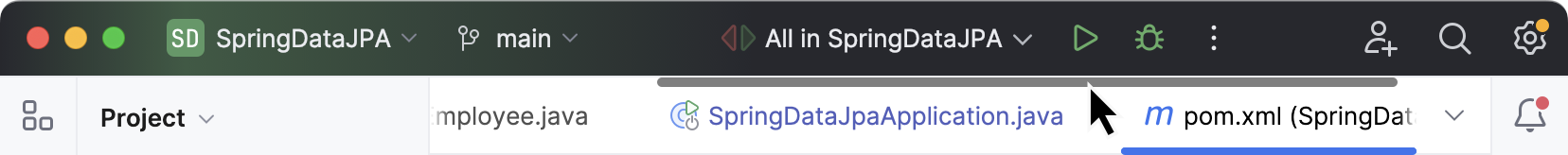 Scroll tabs Scroll tabs
