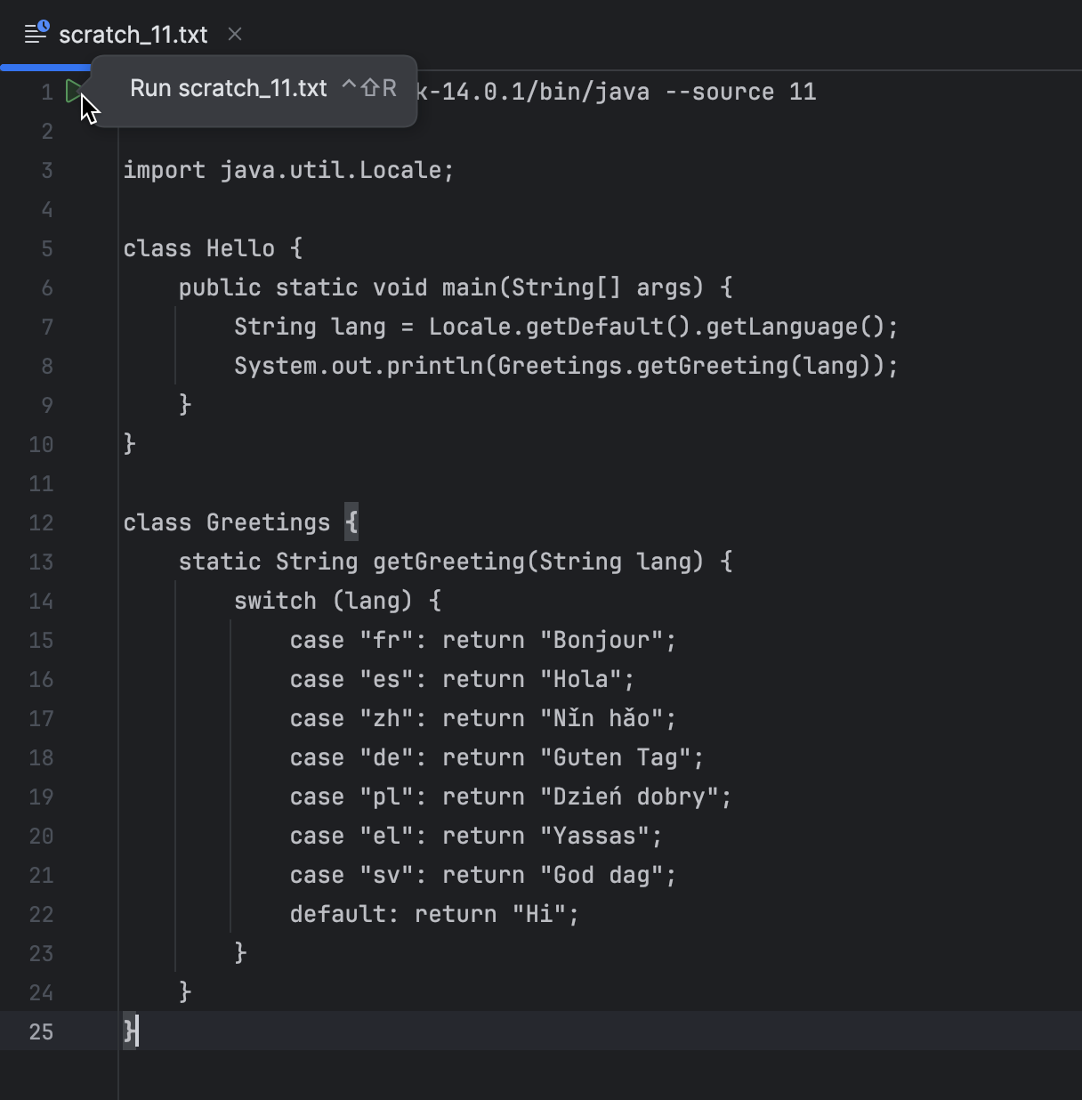 运行 shebang 脚本 | IntelliJ IDEA 文档
