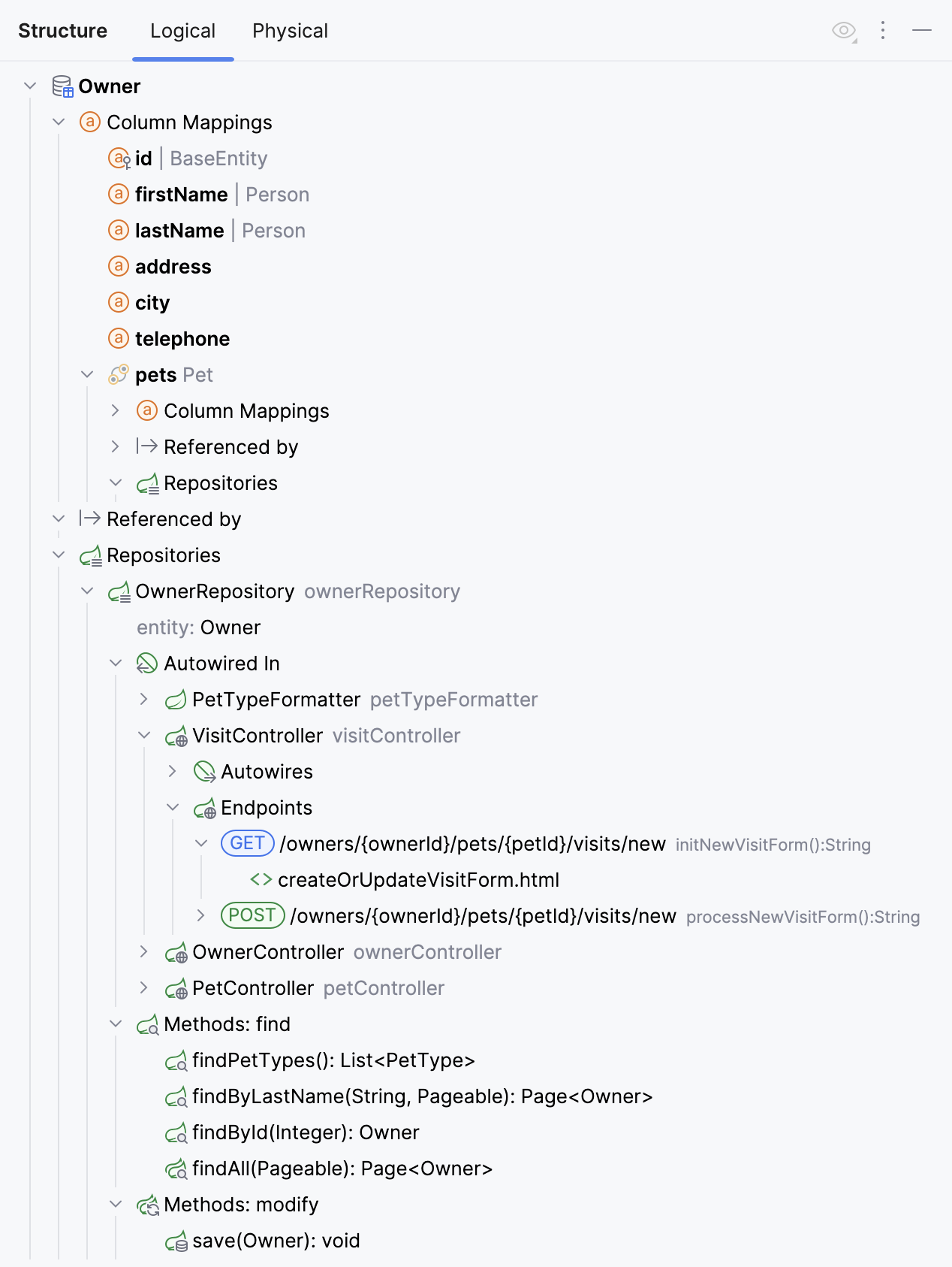 Logical structure Logical structure