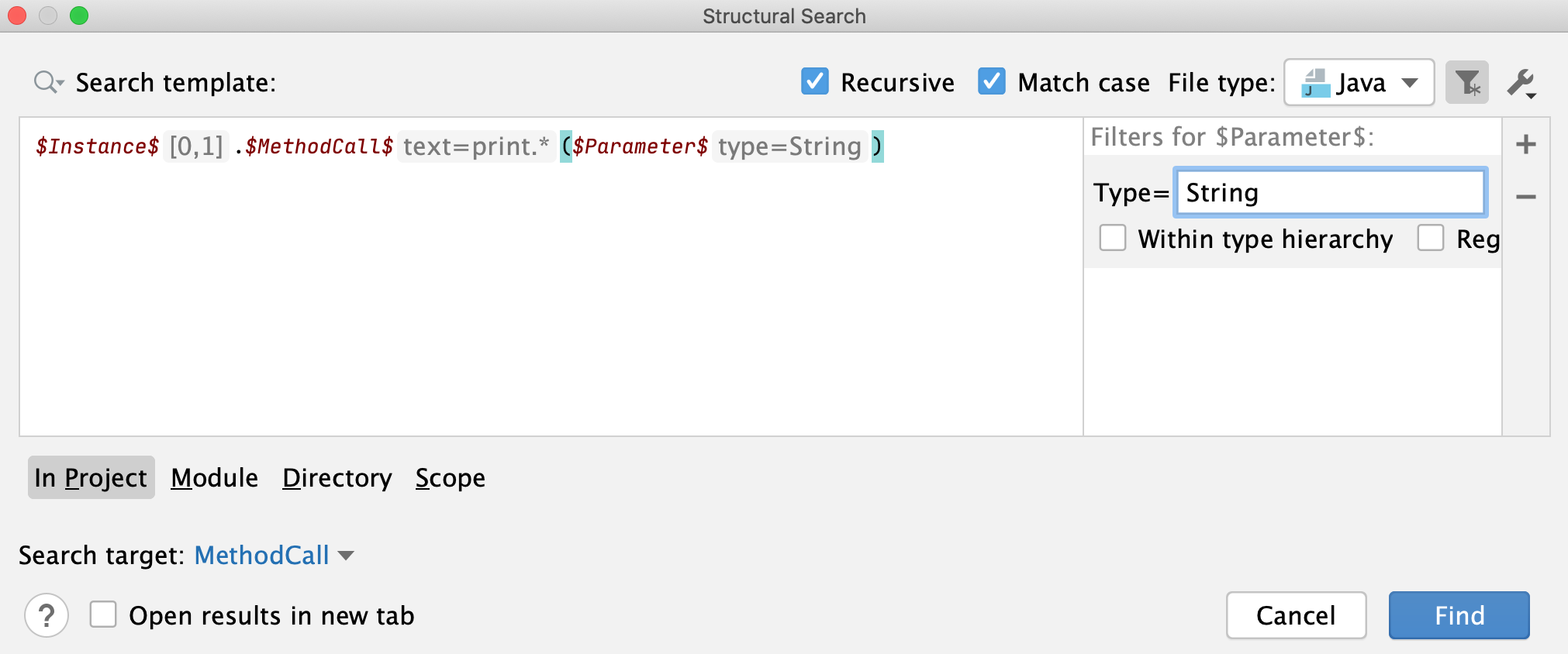 Add type modifier string Add type modifier string