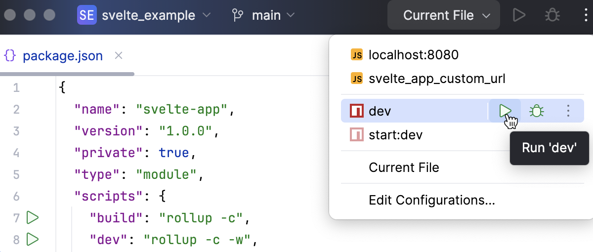 Autogenerated npm run/debug configuration Autogenerated npm run/debug configuration