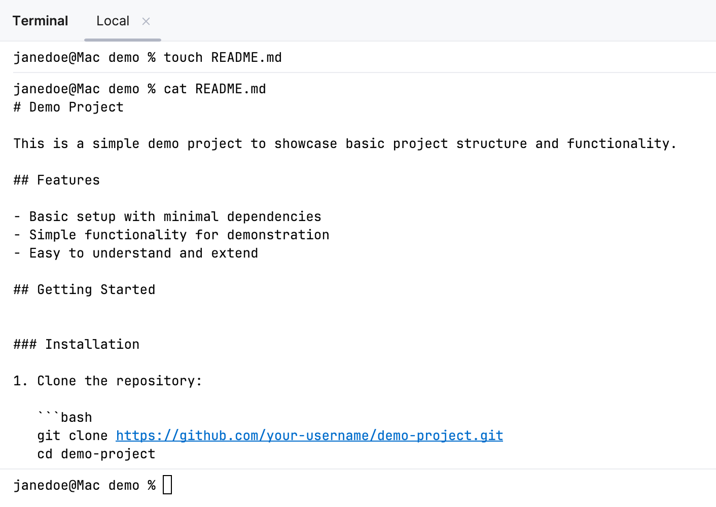 Command separators are enabled