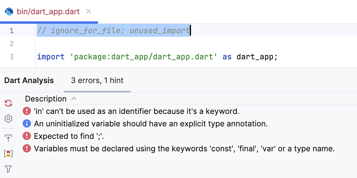 An ignore comment added An ignore comment added