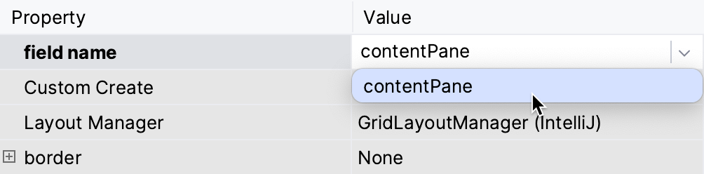 Set JPanel name Set JPanel name