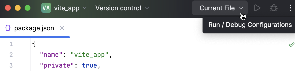 打开编辑配置对话框 打开编辑配置对话框
