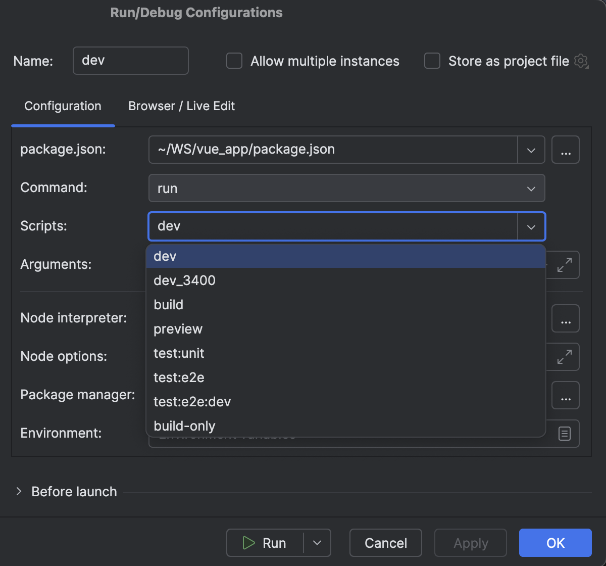Vue.js | PyCharm Documentation