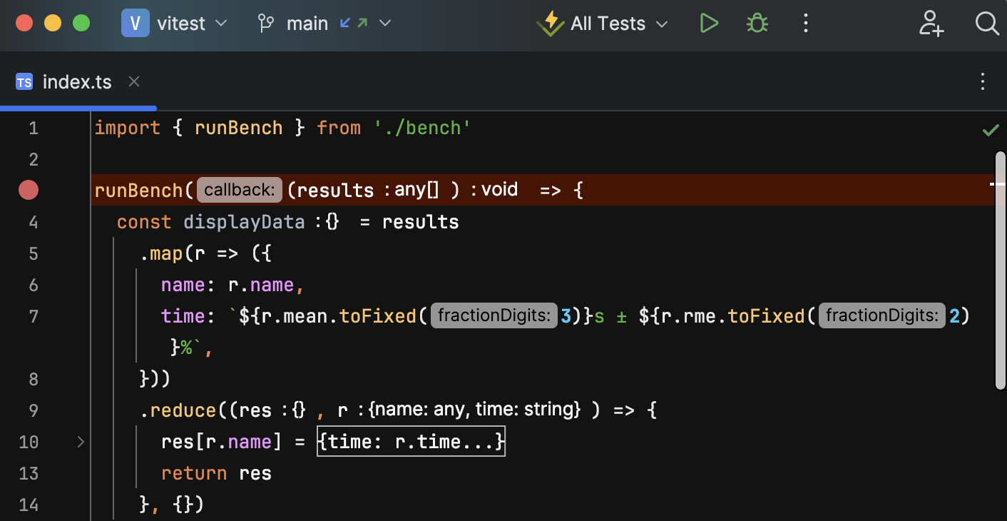 High Contrast editor theme High Contrast editor theme