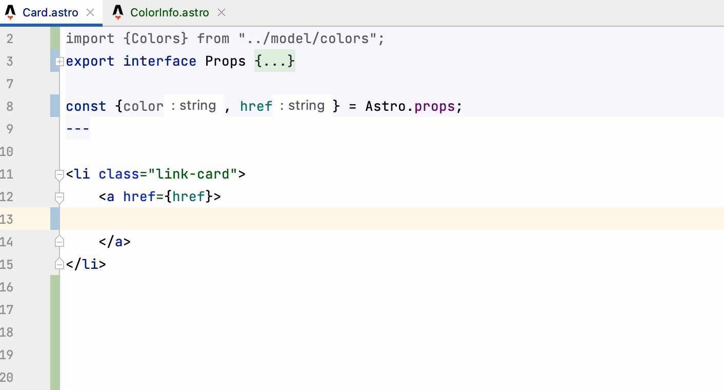 Astro | WebStorm Documentation