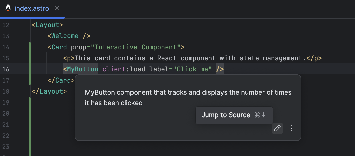 Astro | WebStorm Documentation