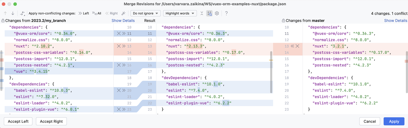 Conflict resolution tool Conflict resolution tool