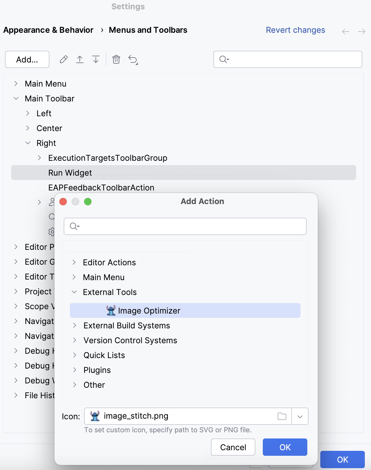 Create external tool: add an icon to the toolbar Create external tool: add an icon to the toolbar