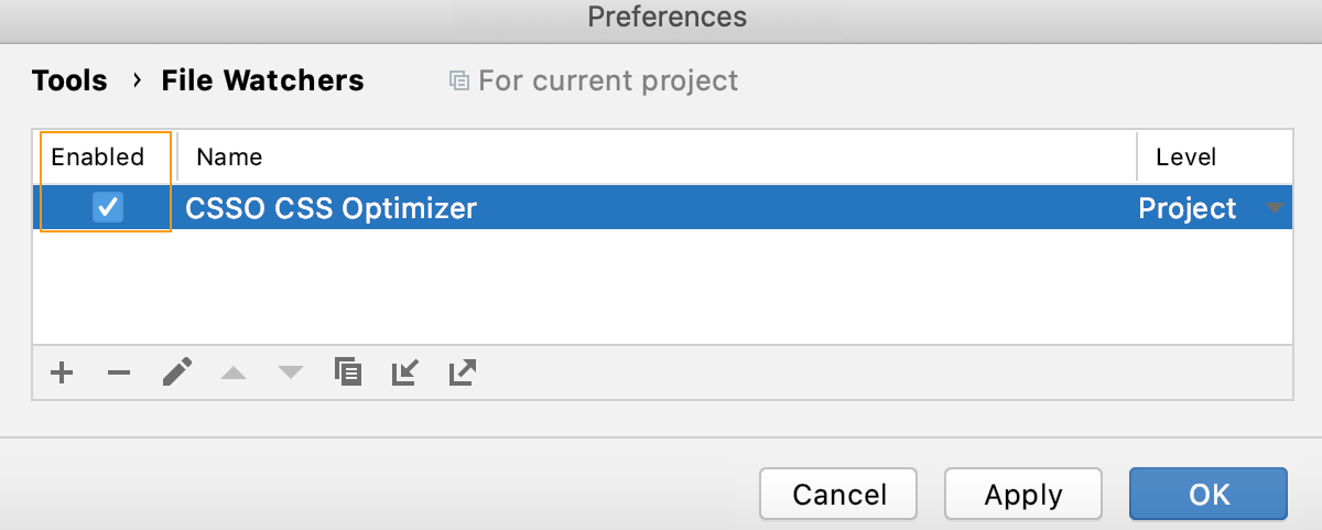 Create CSSO watcher: New Watcher added to the list Create CSSO watcher: New Watcher added to the list