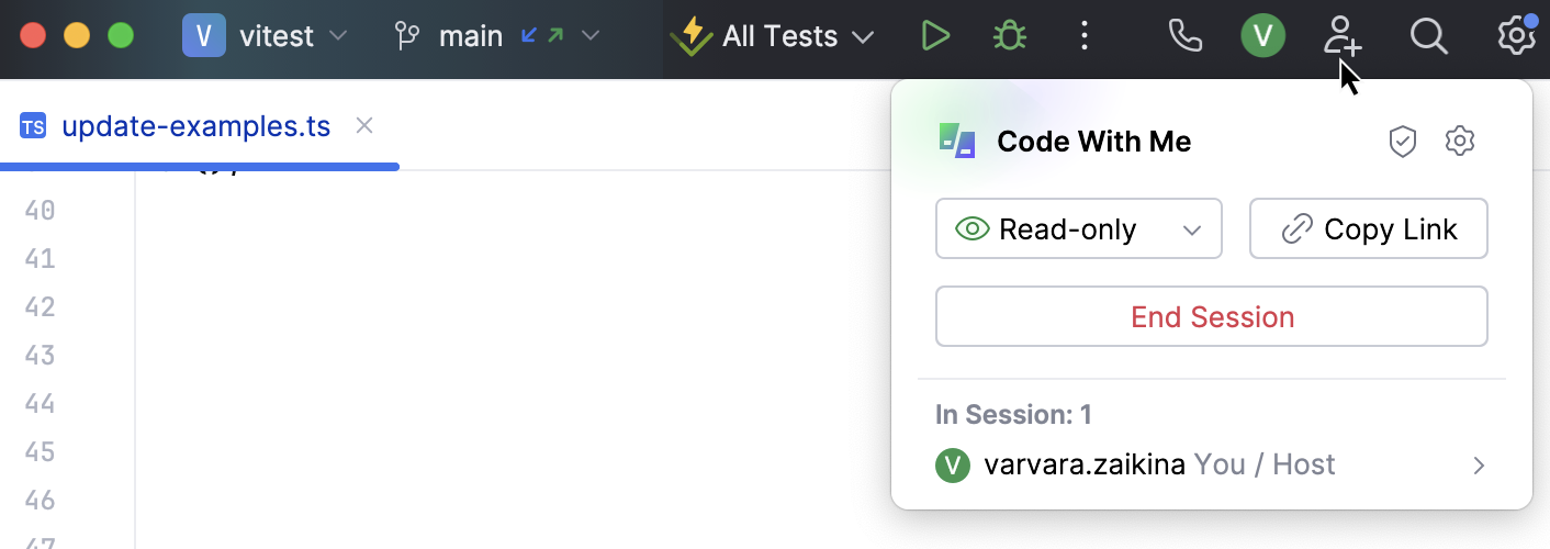 Session link is created Session link is created
