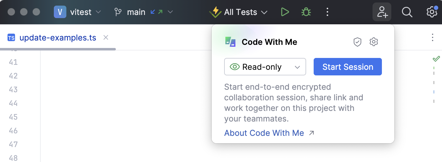 Enable Code With Me Access Enable Code With Me Access