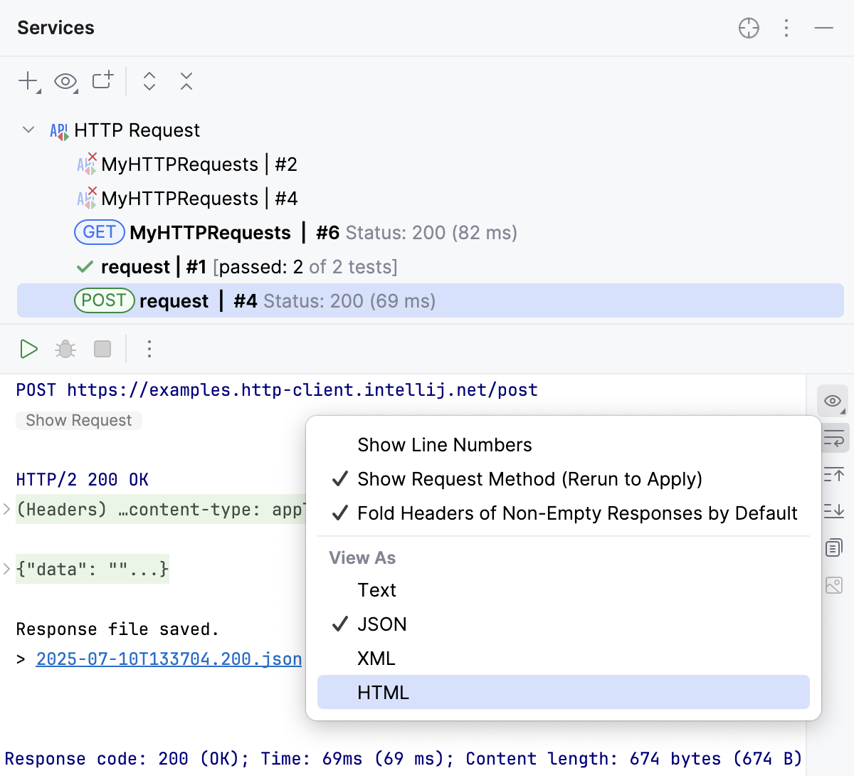 Change format of response Change format of response