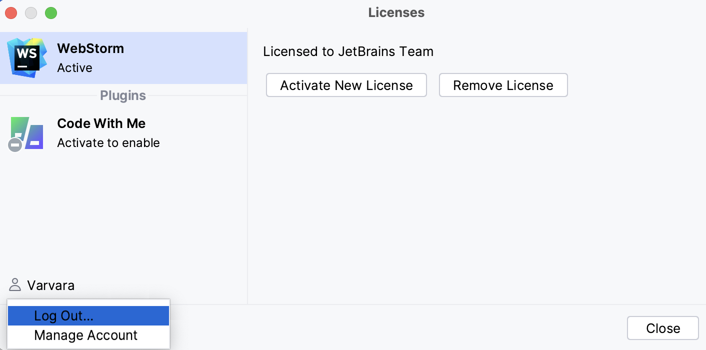 Logging out to change the active user Logging out to change the active user
