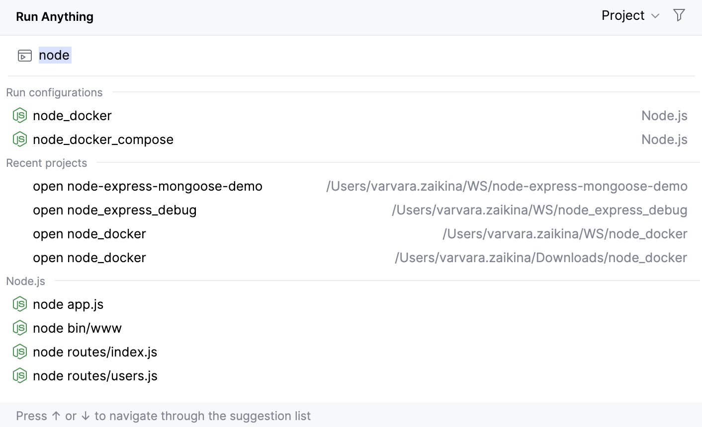 Running an application: use Run Anything Running an application: use Run Anything