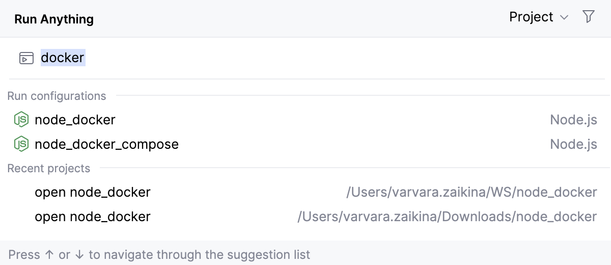 Start run/debug configurations from the Run Anything popup Start run/debug configurations from the Run Anything popup