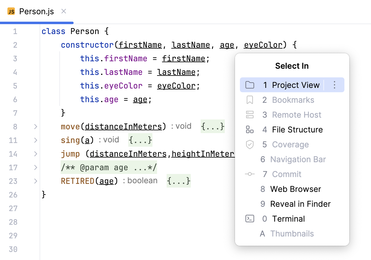 Select in popup Select in popup