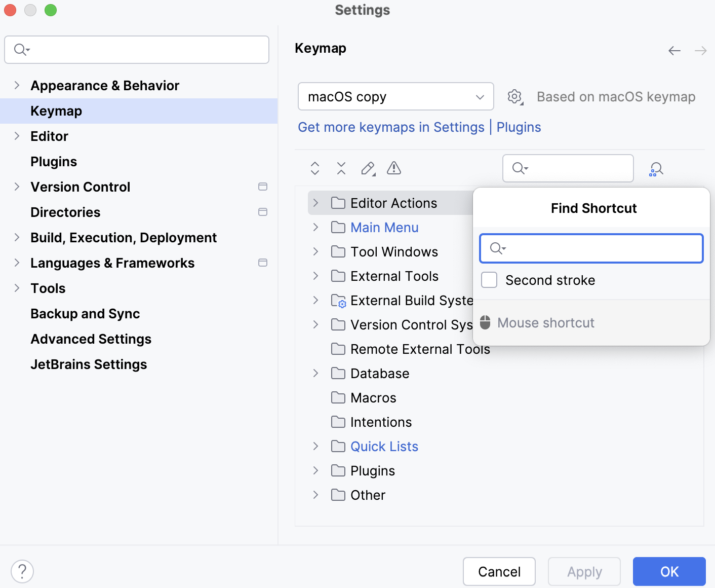 WebStorm does not recognize the shortcut WebStorm does not recognize the shortcut