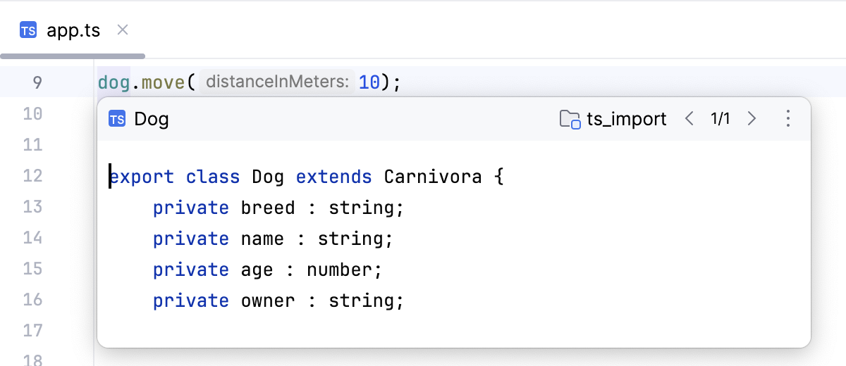 Quick type definition Quick type definition