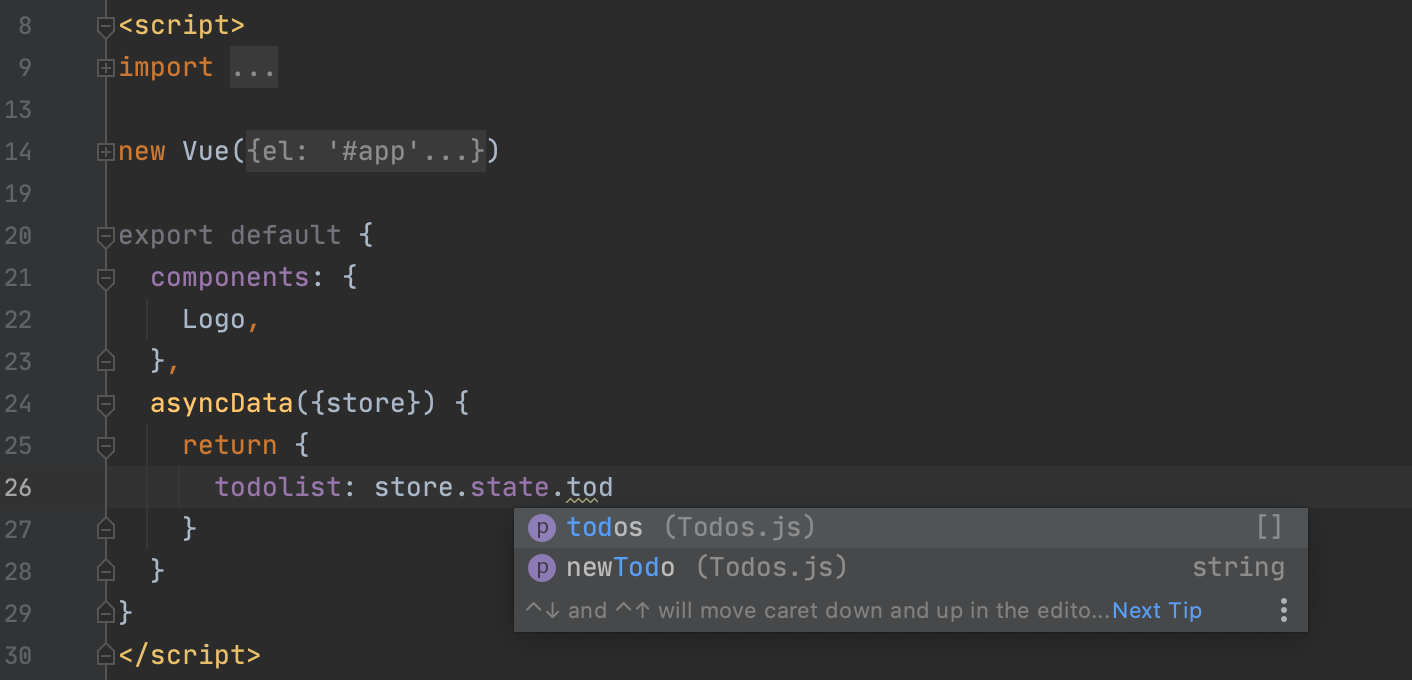 Vue.js | PyCharm Documentation