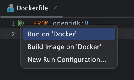 Docker containers | IntelliJ IDEA Documentation