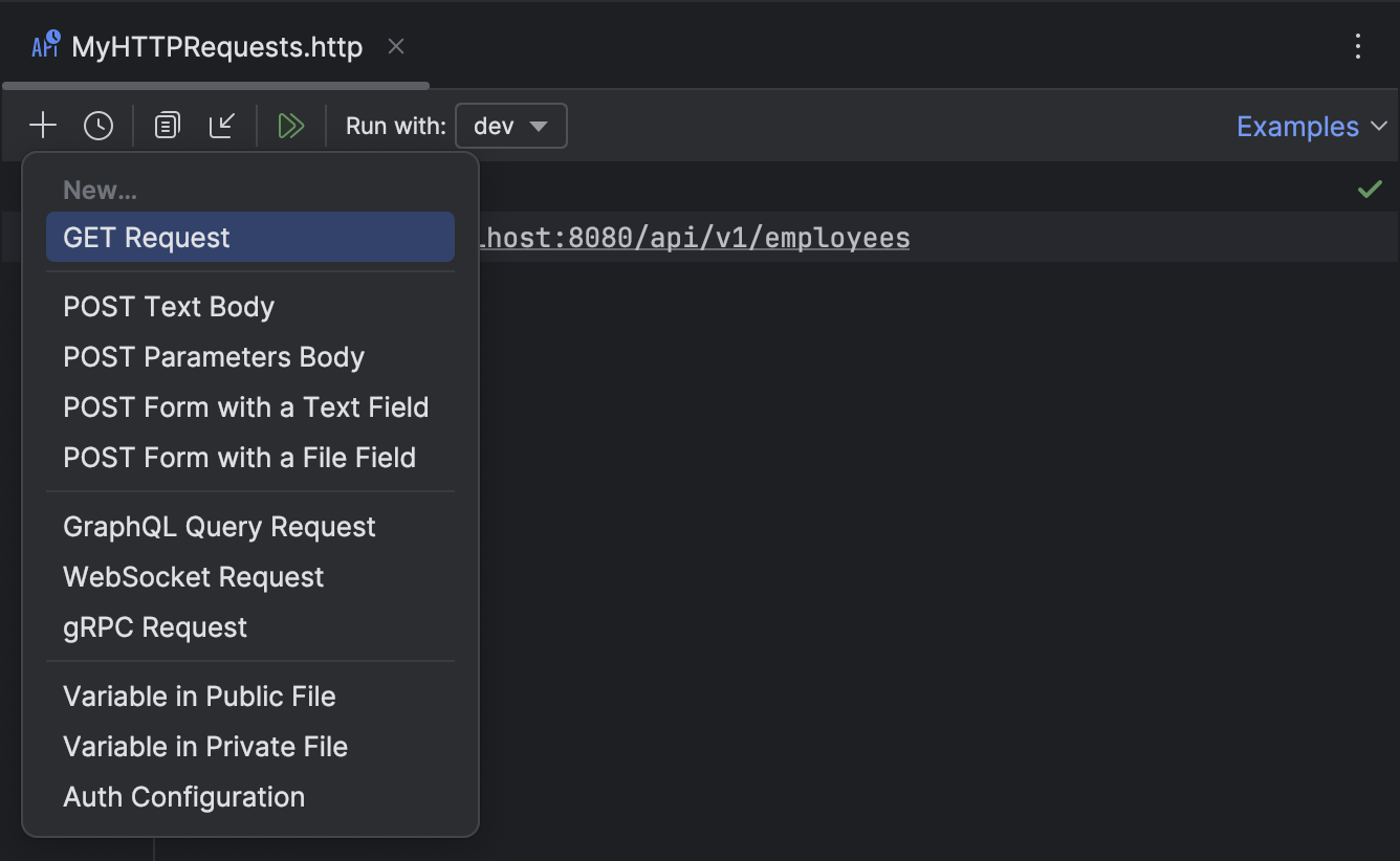 HTTP 客户端 | PyCharm 文档