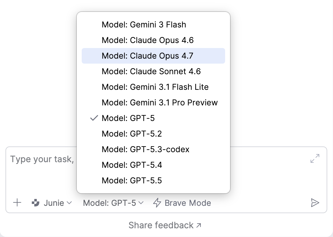 Select the model