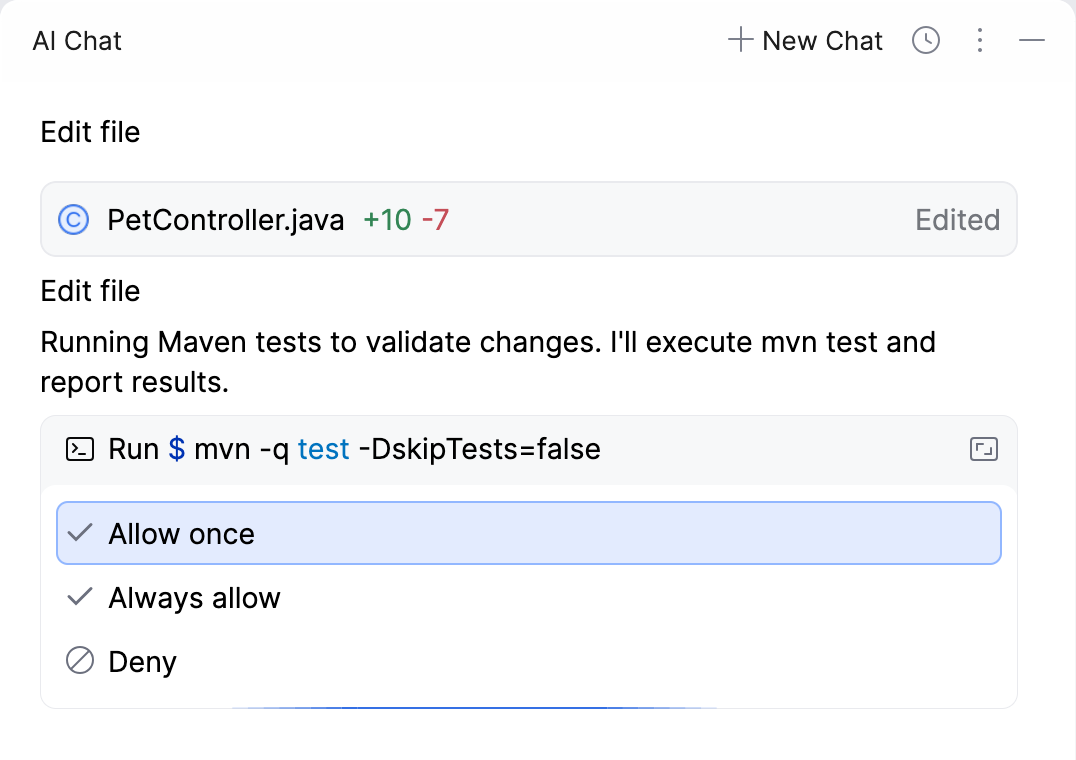 GitHub Copilot requests an approval GitHub Copilot requests an approval