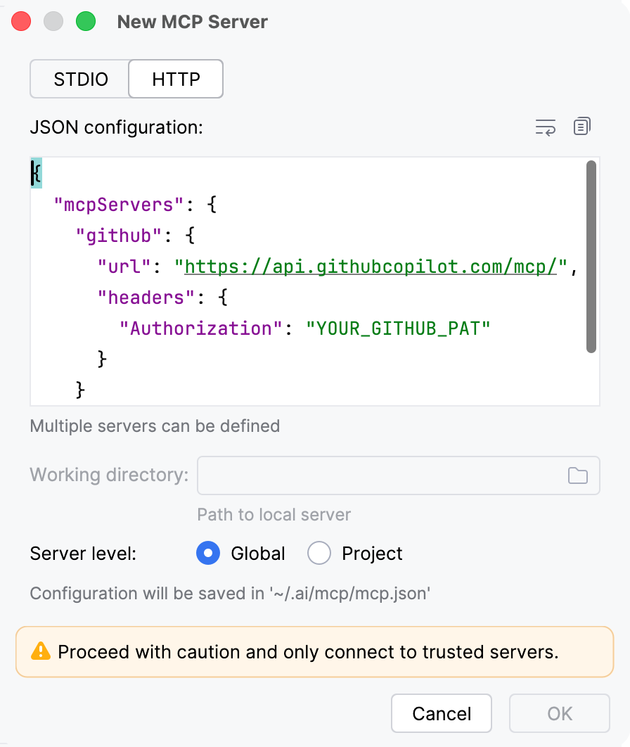 Add an MCP server