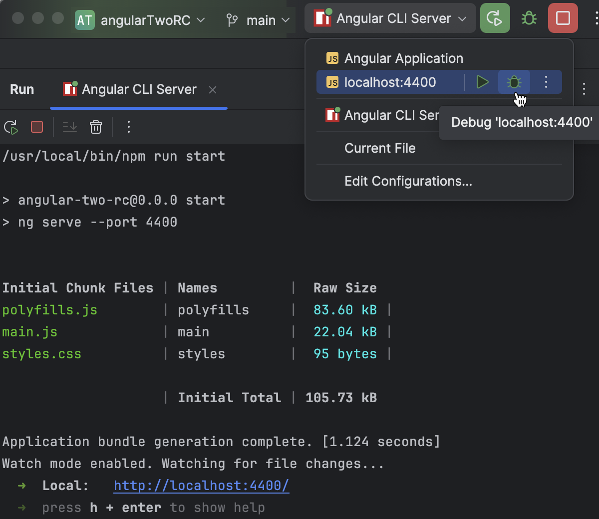 Run and debug Angular applications | IntelliJ IDEA Documentation