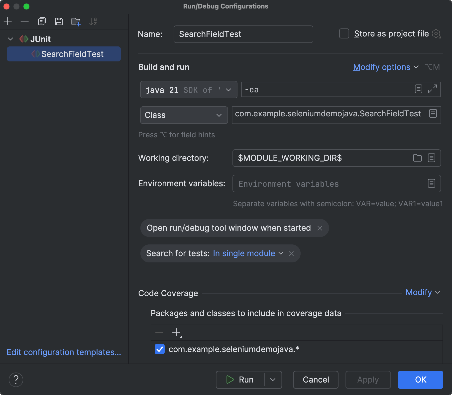 Web UI Test Automation | IntelliJ IDEA Documentation