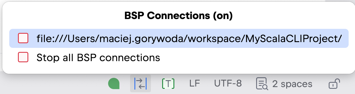 Stop BSP connections