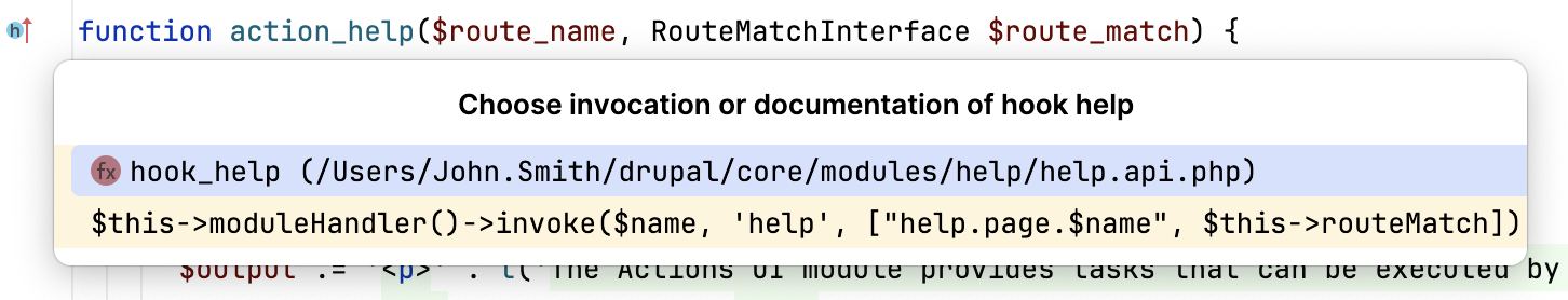 Choose Hook invocation Choose Hook invocation