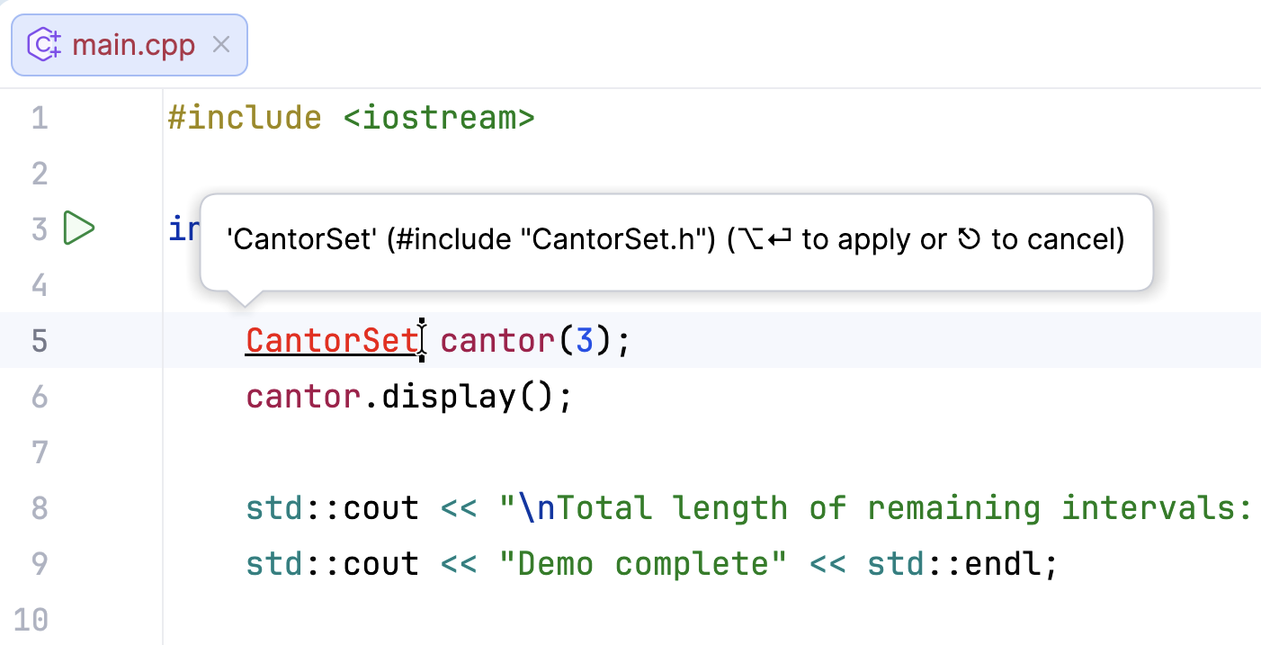 Auto-import suggestion