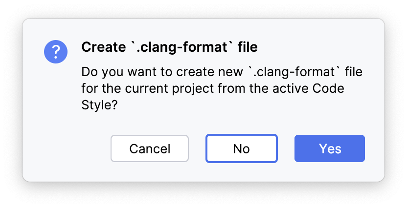 Create .clang-format from the current code style