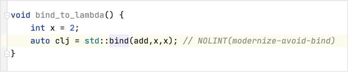 Suppressing an inspection for a lilne Suppressing an inspection for a lilne