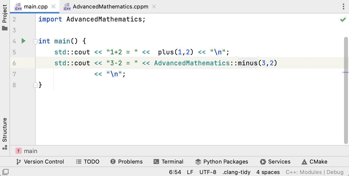 Support for C++20 Modules | CLion Documentation