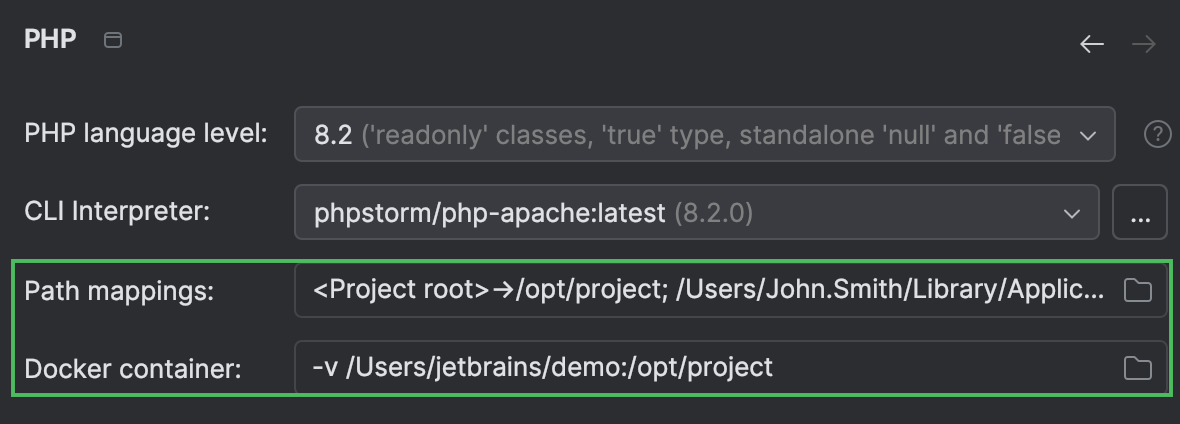 Configure remote PHP interpreters | PhpStorm Documentation