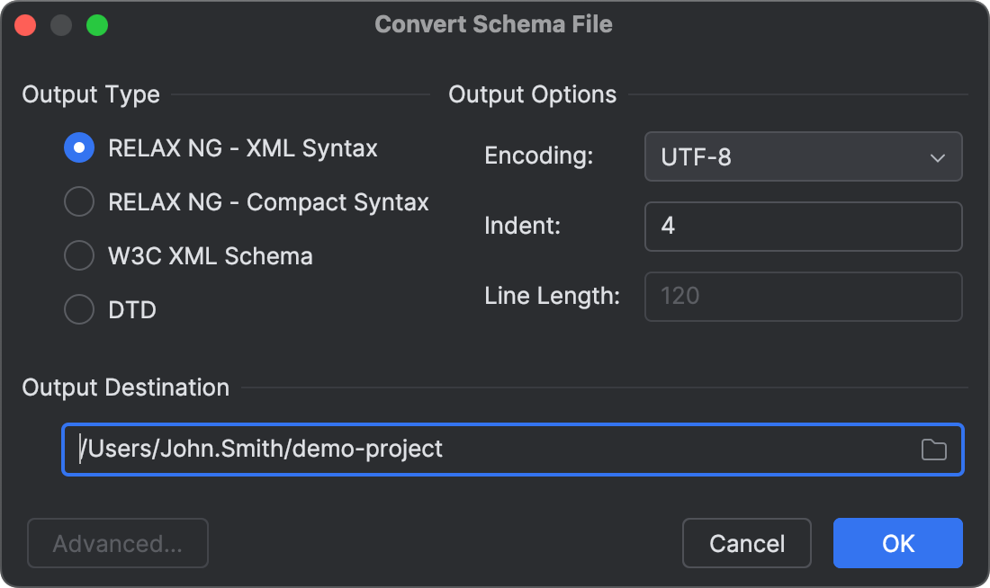 Generate a schema from an XML file | PhpStorm Documentation