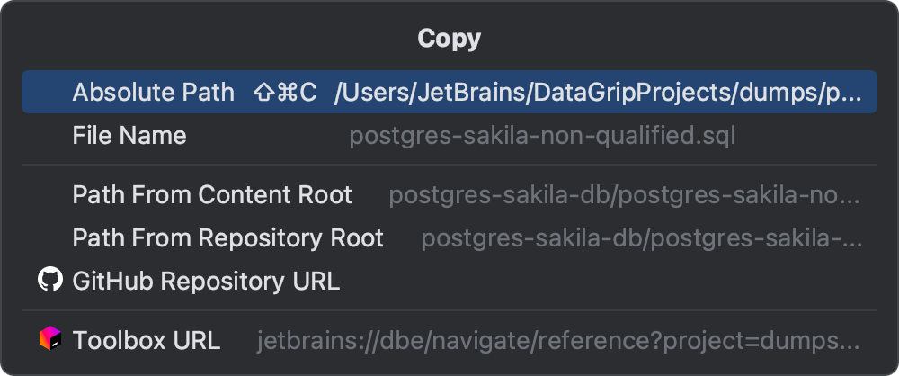 Editor basics | DataGrip Documentation