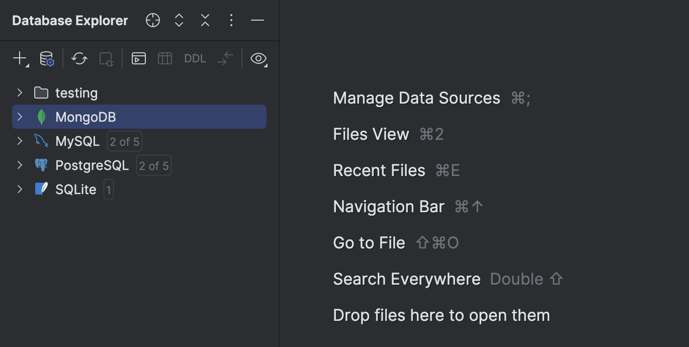 Data sources | DataGrip Documentation