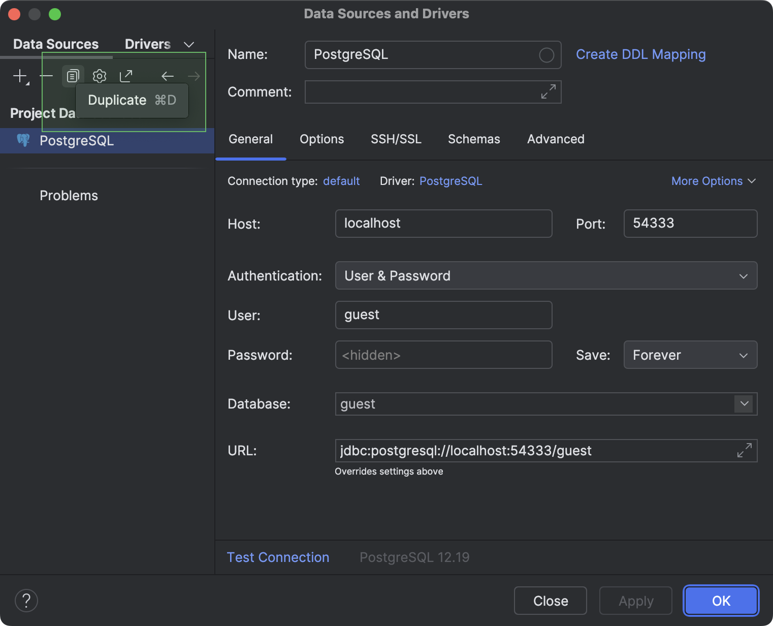Data sources | IntelliJ IDEA Documentation