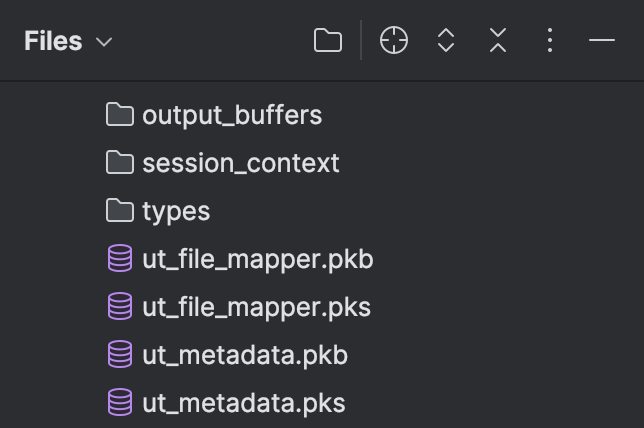 File nesting rules | DataGrip Documentation