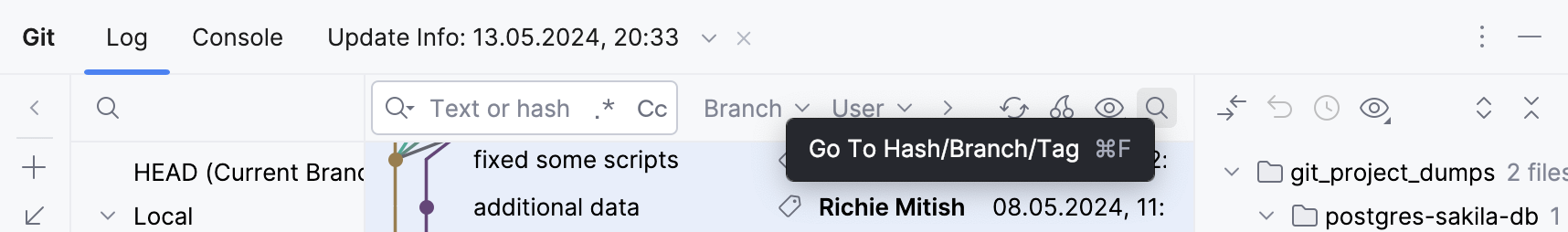 Go To Hash/Branch/Tag icon Go To Hash/Branch/Tag icon